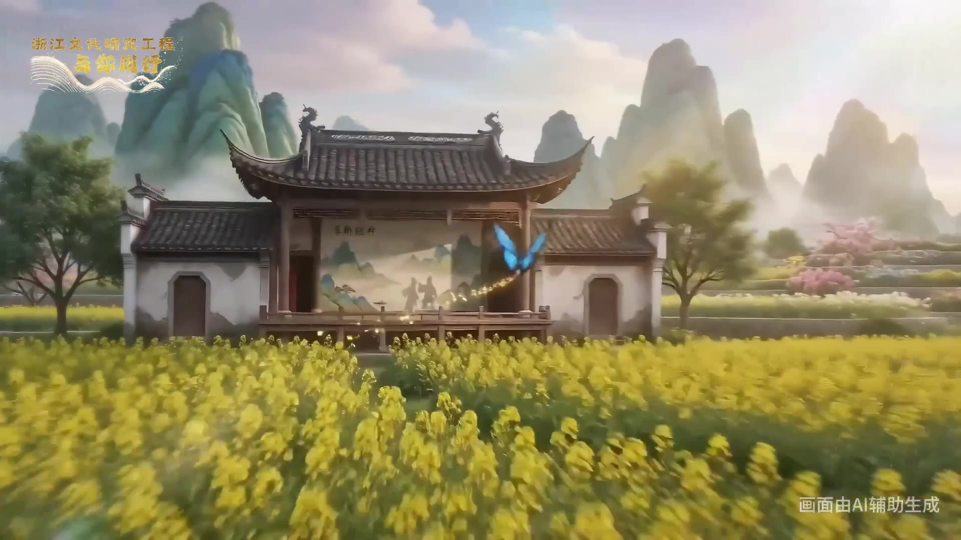 《一蝶越千年，浙里戏芳华》关键画面 1