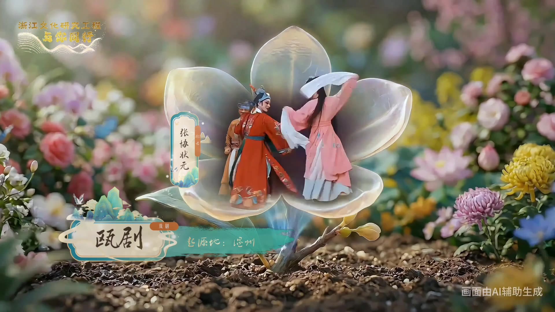 《一蝶越千年，浙里戏芳华》关键画面 4