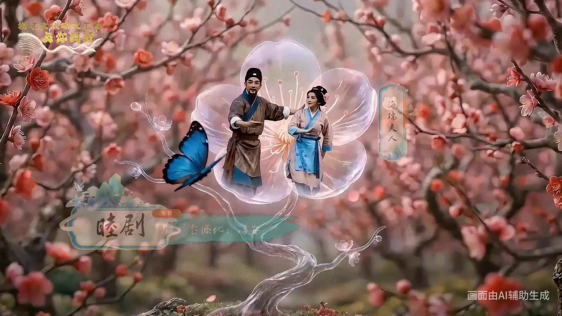 《一蝶越千年，浙里戏芳华》关键画面 5